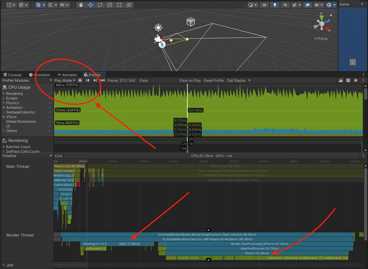 Cover Image for Profile and Optimize FPS in low-end devices with the URP (Unity)